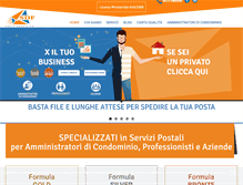 Tablet Screenshot of postespedizionisdf.com